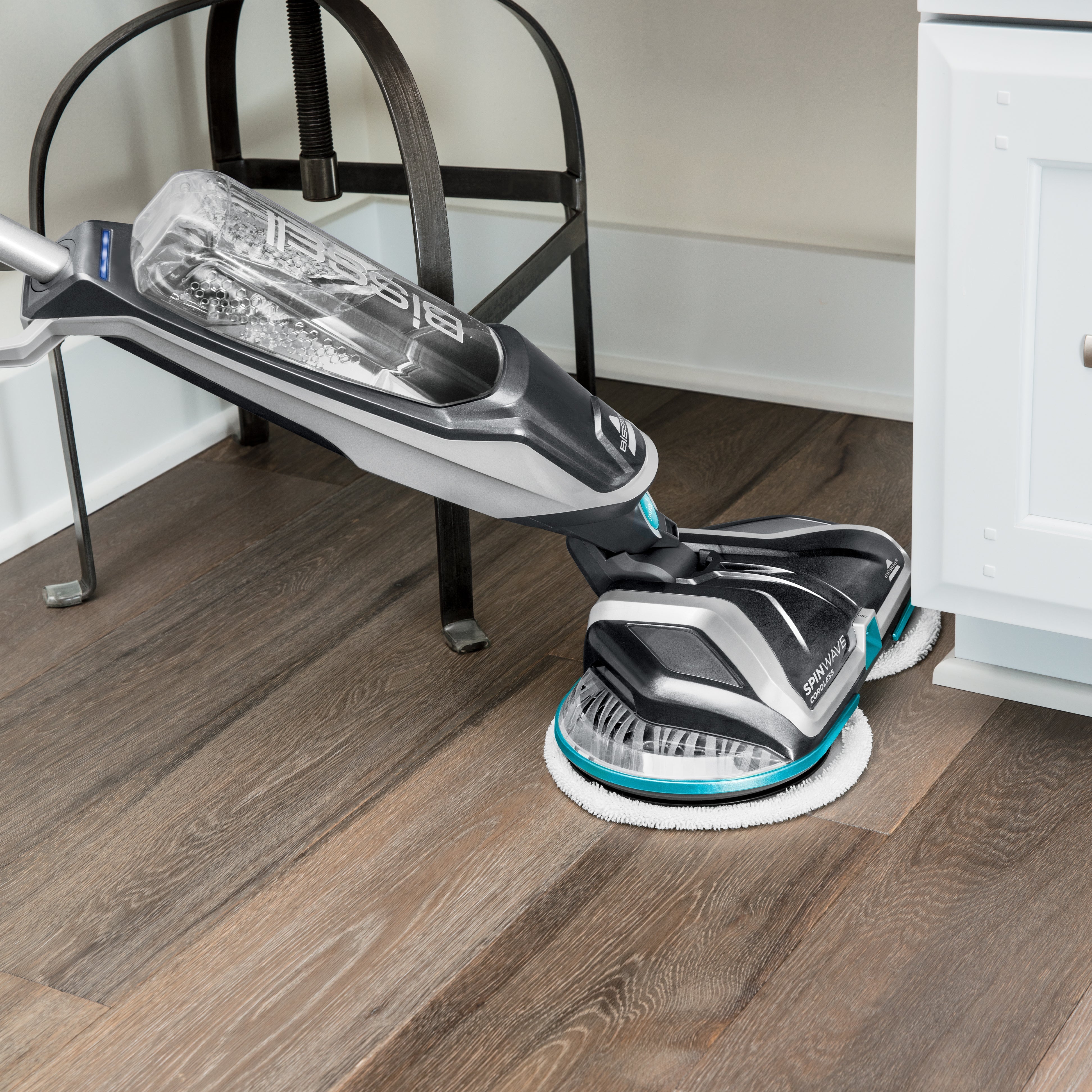 BISSELL SpinWave Cordless Hard high quality Floor Spin Mop - Grey/Teal